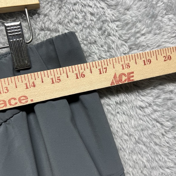 Lululemon Pants Womens 12 Gray On The Fly Crop Stretch Sweat Wicking Running Gym - Picture 10 of 12